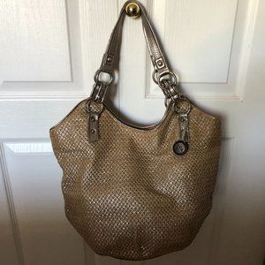 The Sak Gold Knit Hobo Bag